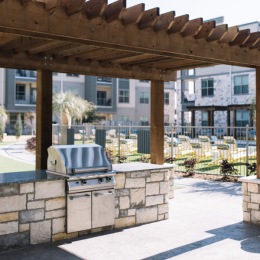pergola covered grills