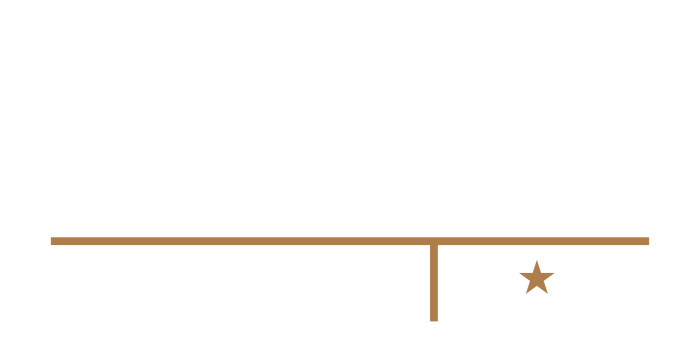 the logo for the company, with a star in the middle at The Lofts at Allen Ridge